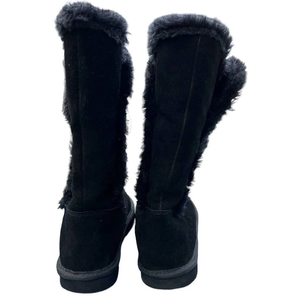 Canyon River Blues Women’s Black Suede & Faux Sherpa Boot 9